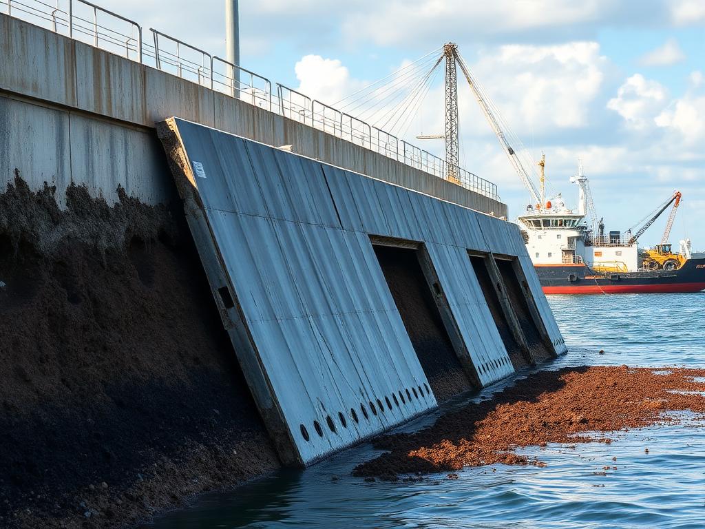 Waterfront shoreline stabilization project